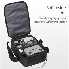 For DJI Mini 2 SE Shockproof Single Shoulder Storage Carrying Case Box Bag, Size: 30 x 22 x 8.5cm, Black