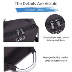 For DJI Mini 2 SE Shockproof Single Shoulder Storage Carrying Case Box Bag, Size: 30 x 22 x 8.5cm, Black