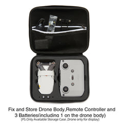Estuche rígido de transporte a prueba de golpes para DJI Mini 2 SE, bolsa de almacenamiento para el cuerpo del dron, tamaño: 24 x 19 x 9 cm, 24 x 19 x 9 cm