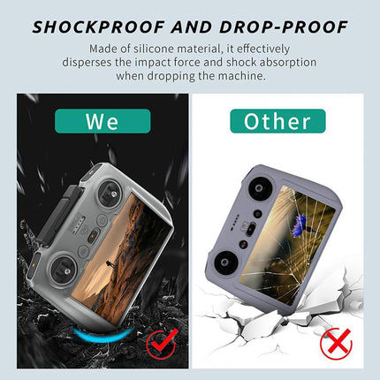 For DJI Air 3 / RC2 Remote Control STARTRC Silicone Shockproof Anti-scratch Case, For DJI Air 3 / RC2 Remote Control
