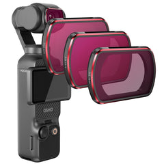 Für DJI OSMO Pocket 3 STARTRC 3 in 1 ND16 + ND64 + ND256 Objektivfilterset, 3 in 1