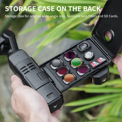 For DJI OSMO Pocket 3 Sunnylife OP3-AD744 Expanded Phone Clamp Holder with Storage Case, OP3-AD744