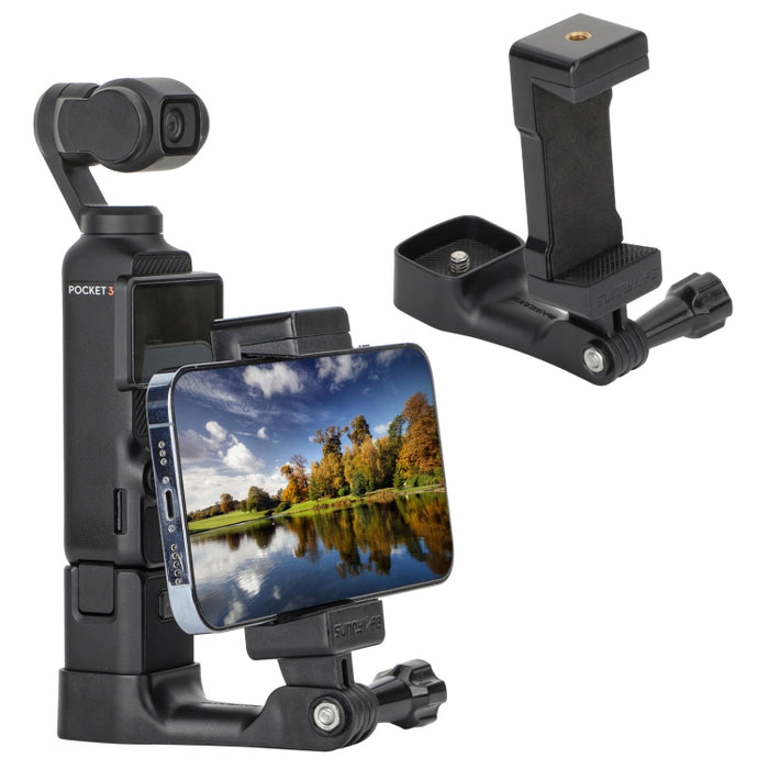 Für DJI OSMO Pocket 3 Sunnylife Front-Telefonhalterhalterung Handheld-Stativ-Erweiterungshalterungen, OP3-ZJ747