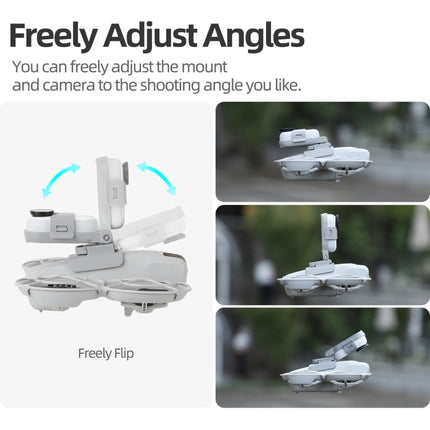 Für DJI Neo / Insta360 GO 3S / GO 3 Sunnylife Drone Erweiterungshalterung Action Kamerahalter Adapter, für DJI Neo / Insta360 GO 3S / GO 3