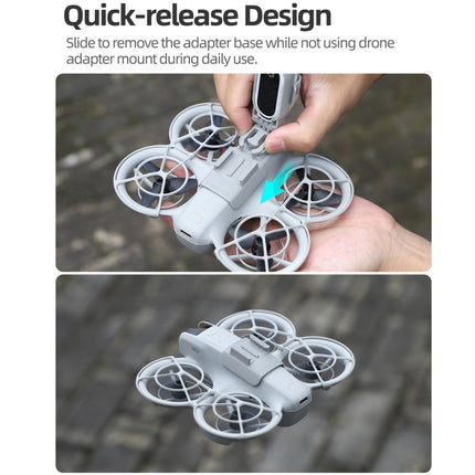 Für DJI Neo / Insta360 GO 3S / GO 3 Sunnylife Drone Erweiterungshalterung Action Kamerahalter Adapter, für DJI Neo / Insta360 GO 3S / GO 3