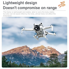 For DJI Mini 4 Pro STARTRC LED Light Folding Heightened Landing Gear Training Rack, For DJI Mini 4 Pro LED Light