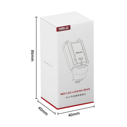 Für DJI Neo STARTRC LED-Licht Klappbares, absturzsicheres, erhöhtes Fahrwerk-Trainingsgestell, für DJI Neo