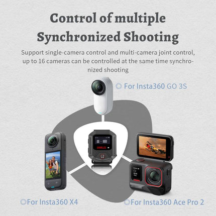 STARTRC GPS Bluetooth Remote Control For Insta360 X4 Series / Ace Pro Series / GO 3S Series