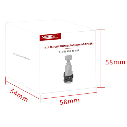 Für DJI OSMO Pocket 3 STARTRC Schutzrahmen-Erweiterungsadapterhalterung, für DJI OSMO Pocket 3-Erweiterungsadapter