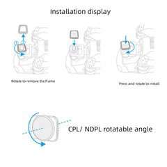 JSR Drone ND16 Lens Filter for DJI MAVIC Air 2, ND16 Filter