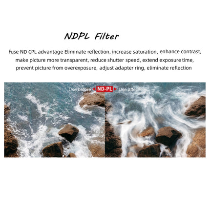 JSR Drone 4 in 1 ND8-PL+ND16-PL+ND32-PL+ND64-PL Lens Filter for DJI MAVIC Air 2, ND8PL+ND16PL+ND32PL+ND64PL