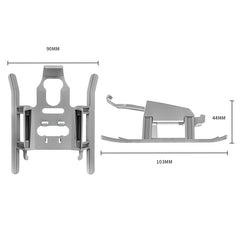 For DJI Mini 4 Pro STARTRC Folding Anti-fall Anti-dirt Heightened Landing Gear Training Rack, For DJI Mini 4 Pro