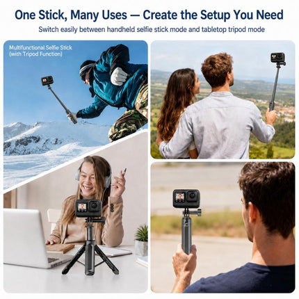 VT-13 Mini Tripod Handheld Selfie Stick for GoPro, Action Camera, VT-13