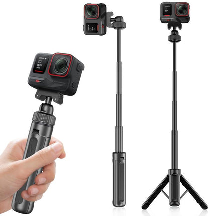 VT-14 Magnetic Tabletop Tripod Telescopic BallHead Selfie Stick for GoPro, Action Camera, VT-10