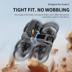 For DJI Avata 2 STARTRC Action Camera Holder Mount Drone Expansion Bracket, For DJI Avata 2 Expansion Bracket