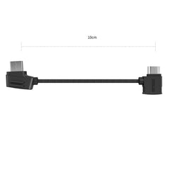 Cable de datos con conector de conversión de tipo C a micro USB de 10 cm STARTRC para DJI Mavic Mini/Air, control remoto Shark, cable de datos con conector de tipo C a micro USB de 10 cm