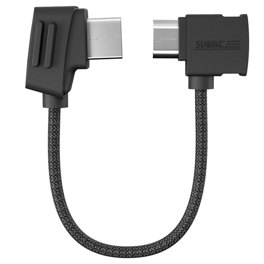 Cable de datos con conector de conversión de tipo C a micro USB de 10 cm STARTRC para DJI Mavic Mini/Air, control remoto Shark, cable de datos con conector de tipo C a micro USB de 10 cm