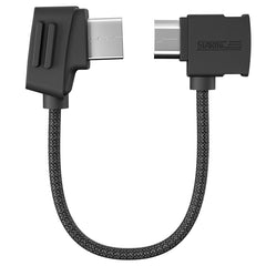 Cable de datos con conector de conversión de tipo C a micro USB de 10 cm STARTRC para DJI Mavic Mini/Air, control remoto Shark, cable de datos con conector de tipo C a micro USB de 10 cm