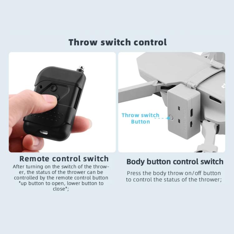For DJI Mini 2 / Mavic Mini Air-Dropping System Thrower Parabolic
