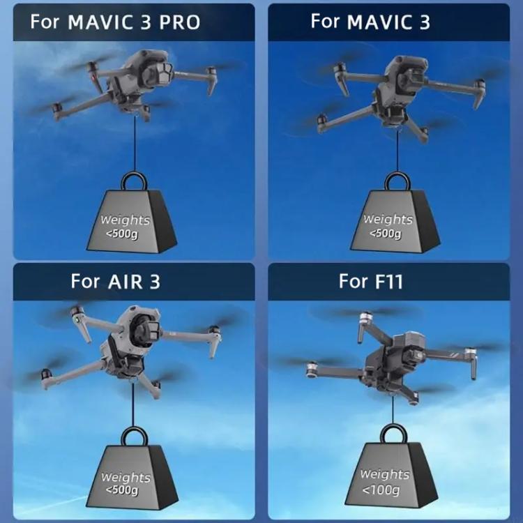 BRDRC Air-Dropping System Drone Thrower Parabolic For DJI Mini 4 Pro / 3 Pro / Air 3 / Mavic 3 / 3 Pro