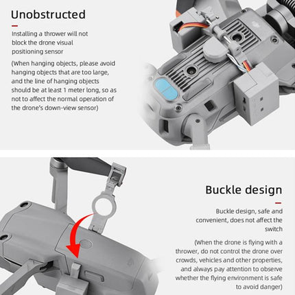 For DJI Mavic Air 2 / Air 2S Air-Dropping System Thrower Parabolic
