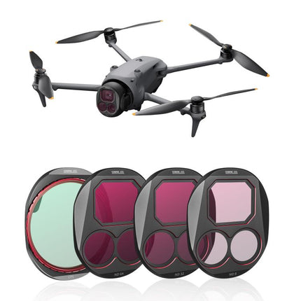 For DJI Mavic 4 Pro STARTRC 4 in 1 CPL ND8 ND32 ND64 Lens Filter Kit