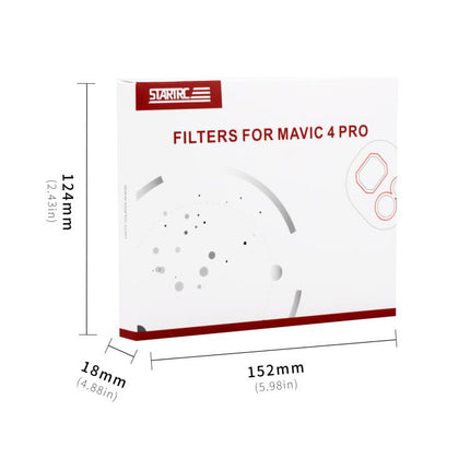 For DJI Mavic 4 Pro STARTRC 4 in 1 CPL ND8 ND32 ND64 Lens Filter Kit