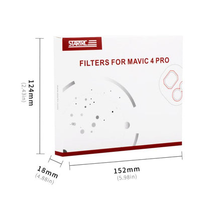 For DJI Mavic 4 Pro STARTRC 4 in 1 ND8 ND16 ND32 ND64 Lens Filter Kit