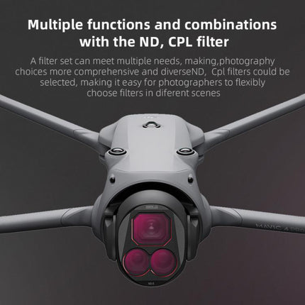 For DJI Mavic 4 Pro STARTRC 4 in 1 ND8 ND16 ND32 ND64 Lens Filter Kit