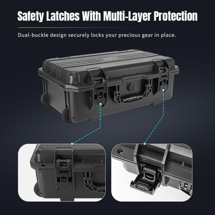 Portable Box Sealed Waterproof Trolley Suitcase For DJI Mavic 4 Pro / Mavic 3 / Air 3