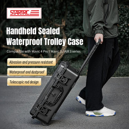 Portable Box Sealed Waterproof Trolley Suitcase For DJI Mavic 4 Pro / Mavic 3 / Air 3