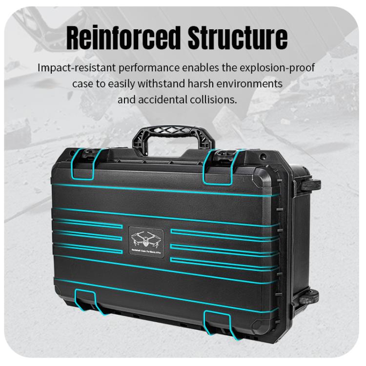 Portable Box Sealed Waterproof Trolley Suitcase For DJI Mavic 4 Pro / Mavic 3 / Air 3