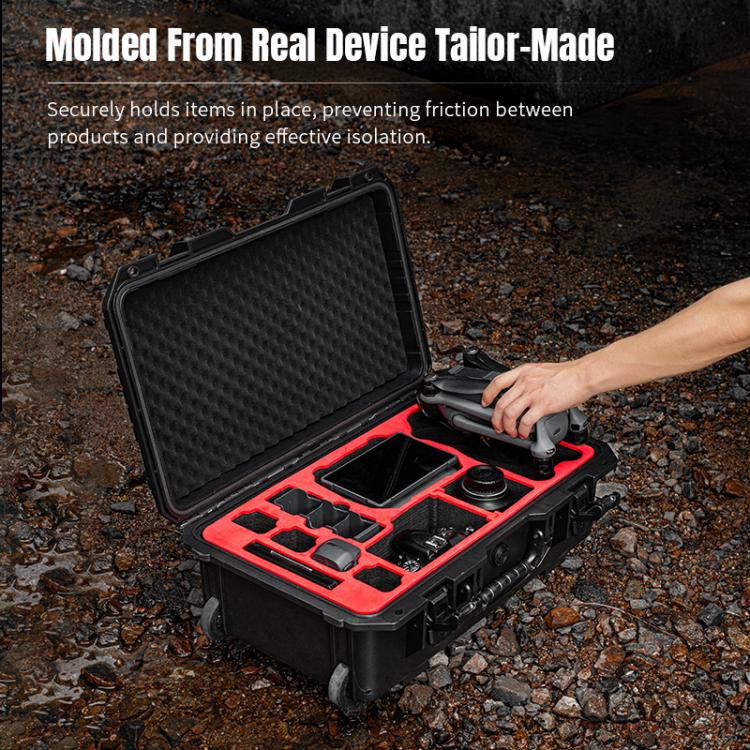 Portable Box Sealed Waterproof Trolley Suitcase For DJI Mavic 4 Pro / Mavic 3 / Air 3