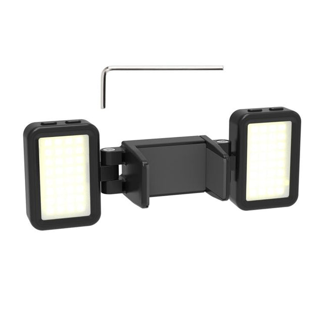 For DJI Osmo Pocket 3 Sunnylife Adjustable LED Video Light Quick-Release Fill Light Tri-Color Dimmable Portable Fill Lamp
