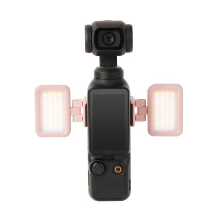 For DJI Osmo Pocket 3 Sunnylife Adjustable LED Video Light Quick-Release Fill Light Tri-Color Dimmable Portable Fill Lamp