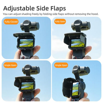 For Insta360 Luna Ultra Sunnylife Magnetic Screen Sun Hood Guard Foldable Screen Monitor Cover Protector, For Insta360 Luna Ultra