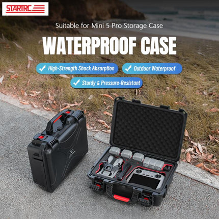 For DJI Mini 5 Pro STARTRC Waterproof ABS Suitcase Shoulder Storage Box