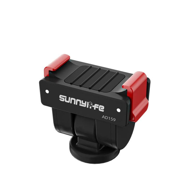For DJI Osmo Pocket 4 / 3 Sunnylife Quick Release Adapter Mount 1/4 inch Interface 180 Degree Tilt Selfie Stick Adapter Stand, AD159 For DJI Osmo Pocket 4 / 3