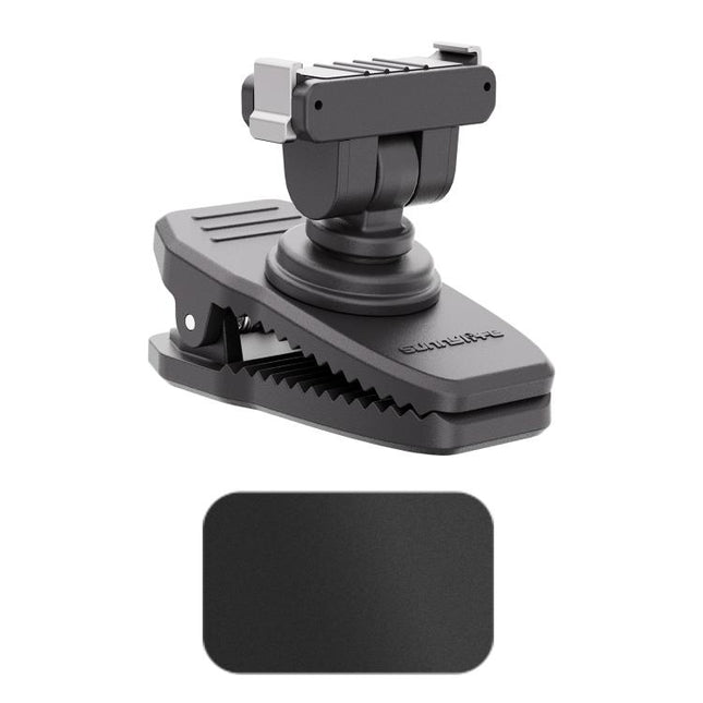 Sunnylife Magnetic Quick-Release Backpack Clip Adjustable Action Camera Clamp Vertical-Horizontal Mount for DJI Osmo Nano / Action 6, MJ-172 For DJI Osmo Nano / Action 6
