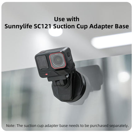 Sunnylife Magnetic Quick-Release Backpack Clip Action Camera Clamp Vertical-Horizontal Mount for Insta360 X4 Air / X5 / Ace / Ace Pro 2 / 1, For Insta360 X4 Air / X5 / Ace / Ace Pro 2 / 1