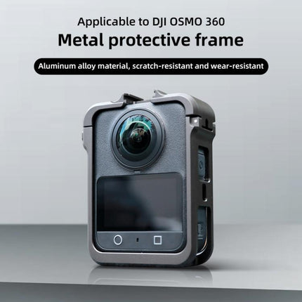 For DJI Osmo 360 Aluminum Alloy Protective Cage Expansion Frame