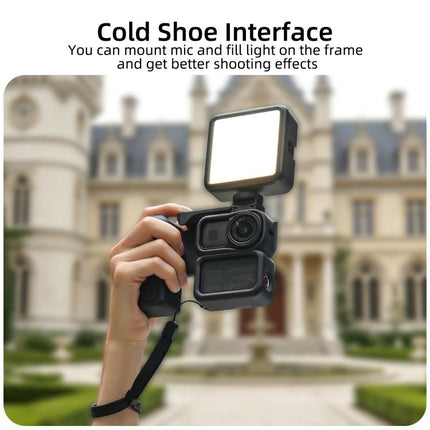 For DJI Osmo Nano Sunnylife Integrated Street Photography Handle Ergonomic Hand Grip Quick Release Shutter Handle, For DJI Osmo Nano