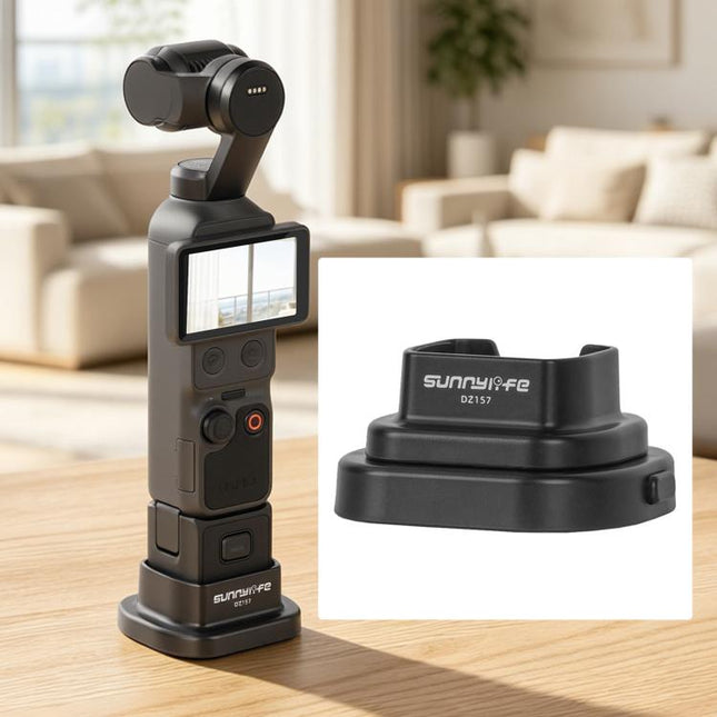 For DJI Osmo Pocket 4 / 3 Sunnylife Detachable Car & Desktop Base Stand Base Desktop Stabilizer Supporting Holder, OP4-DZ157