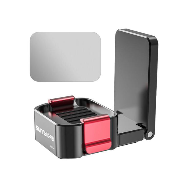 For DJI Osmo Pocket 4 / 3 Sunnylife Metal Quick-Release Magnetic Mount Tabletop Base Bracket Angles Adjustable Stand, OP4-ZJ154