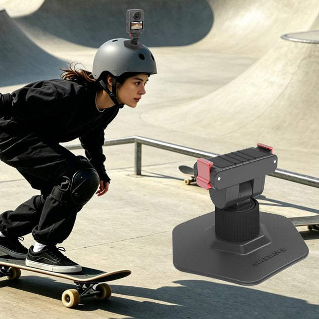 Sunnylife Magnetic Flexible Adhesive Helmet Mount Base Quick-Release Action Camera Holder For DJI Osmo 360 / Action 5 Pro / 4 / 3 / 2, For DJI Osmo 360 / Action 5 Pro / 4 / 3 / 2