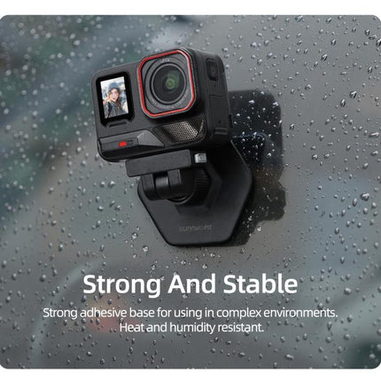 Sunnylife Magnetic Flexible Adhesive Helmet Mount Base Quick-Release Action Camera Holder For Insta360 X4 Air / X5 / Ace / Ace Pro 2 / 1, For Insta360 X4 Air / X5 / Ace / Ace Pro 2 / 1