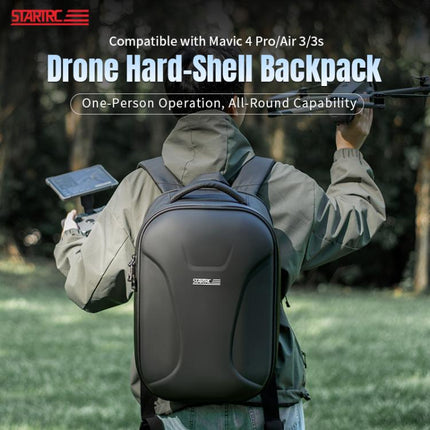STARTRC Hard Shell Waterproof Shoulders Bag Backpack for DJI Mavic Series / Air Series