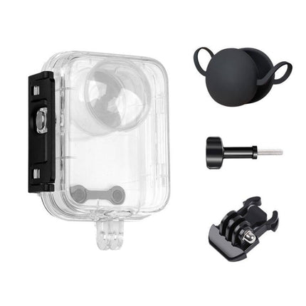 For DJI Osmo 360 50m Depth Waterproof Housing Case with Lens Silicone Cap, For DJI Osmo 360