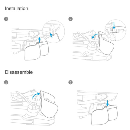 PGYTECH P-12A-023 Camera Lens Protective Hood Sunshade Gimbal Cover for DJI Mavic Mini Drone, For DJI Mavic Mini Drone