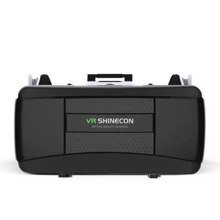 VR SHINECON G06EB Virtual Reality 3D-Videobrille, geeignet für 4,7 Zoll – 6,1 Zoll Smartphones mit HiFi-Headset, G06EB